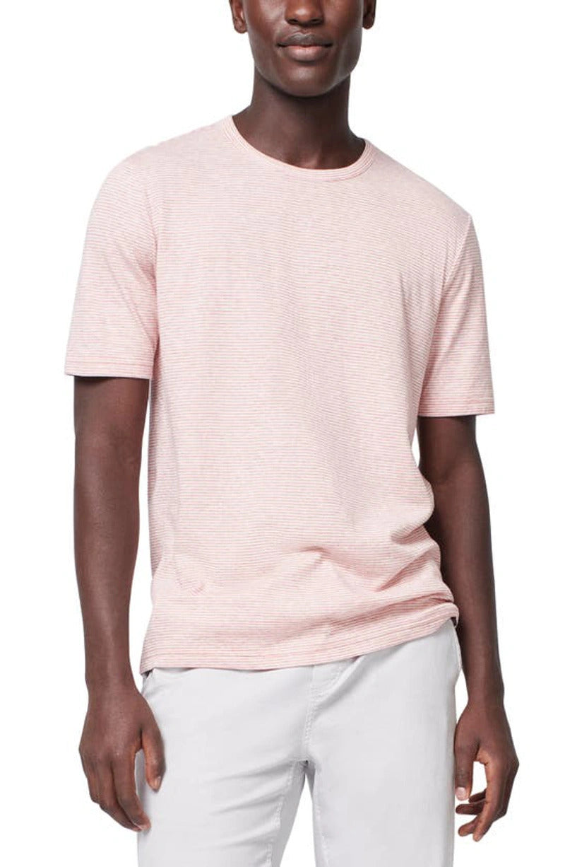 Cloud™ Stripe Short-Sleeve Tee - Rose Cream Stripe