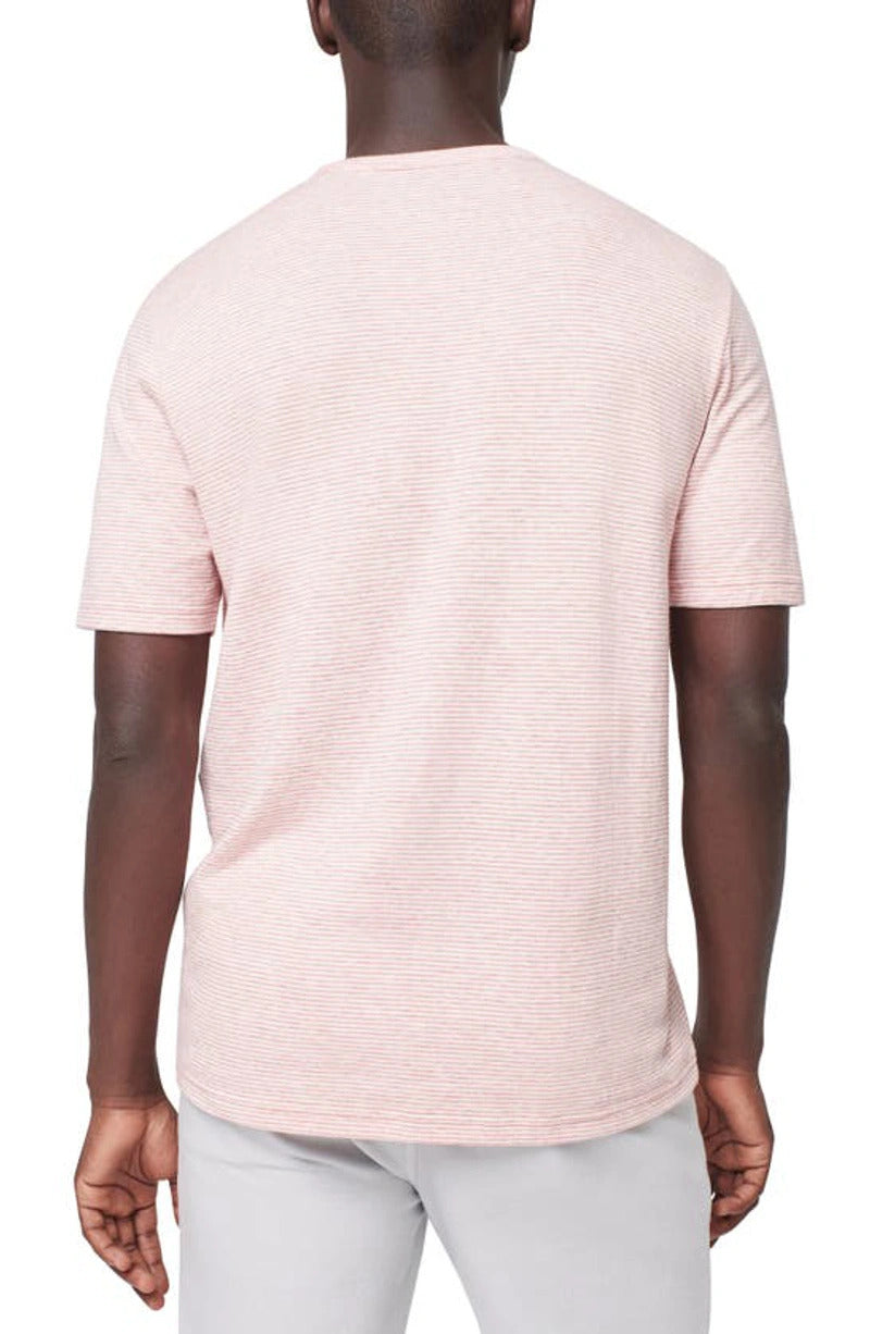 Cloud™ Stripe Short-Sleeve Tee - Rose Cream Stripe