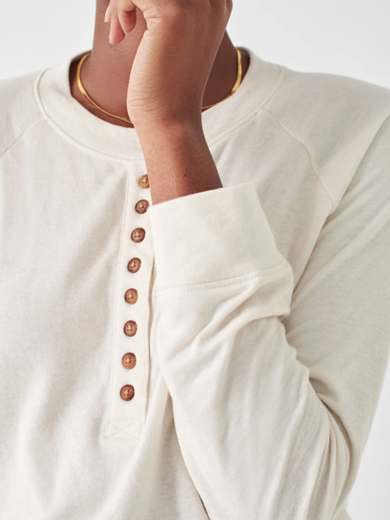 Cloud™ Henley - Whisper White