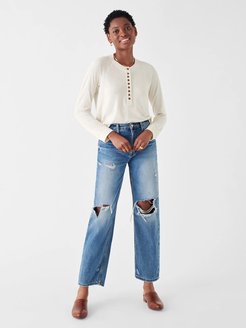 Cloud™ Henley - Whisper White