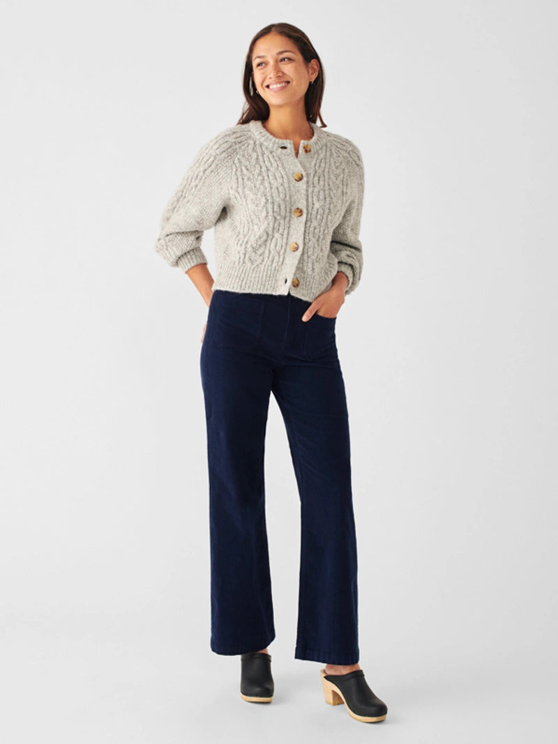 Frost Cropped Cardigan - Mountain Top