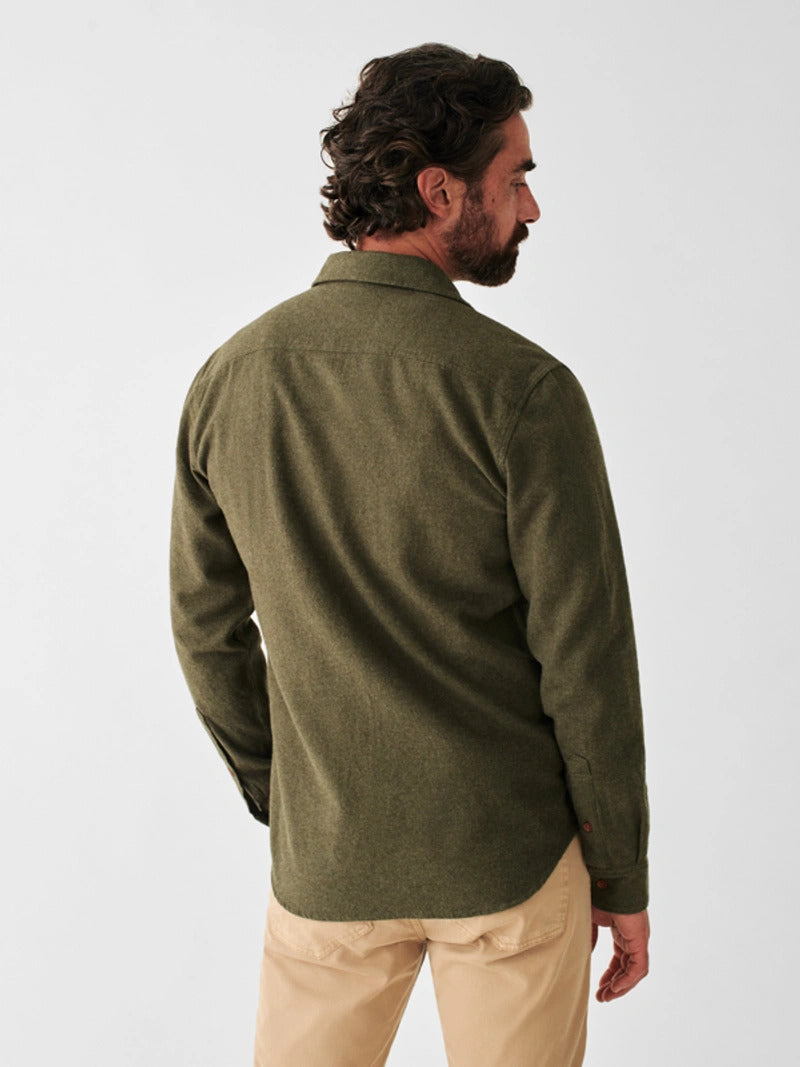 Brushed Alpine Flannel - Olive