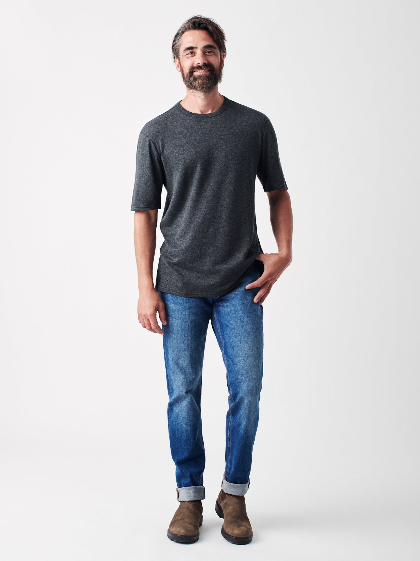 Cloud™ Short-Sleeve Tee - Charcoal Heather - M