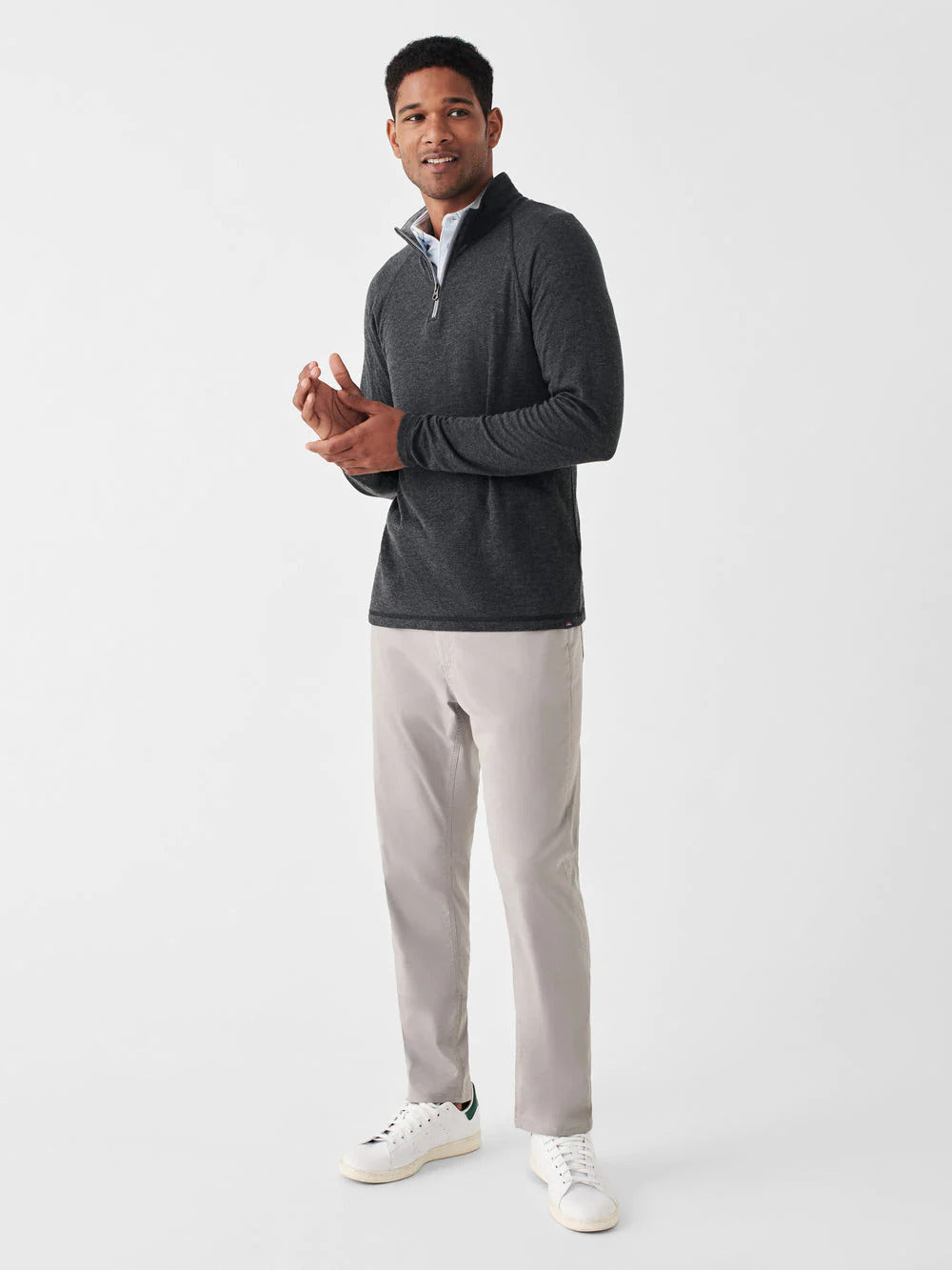 Cloud™ Quarter Zip - Charcoal Heather
