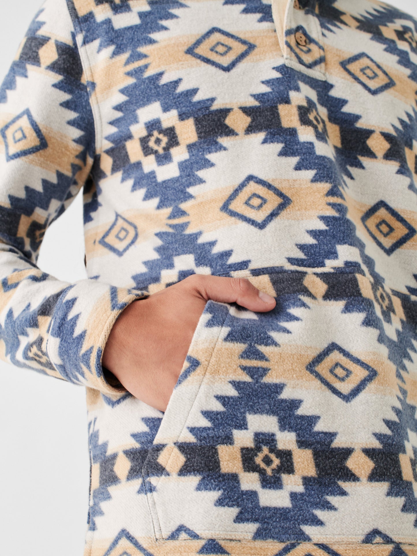 Doug Good Feather Knit Pacific Hoodie - Blue Star