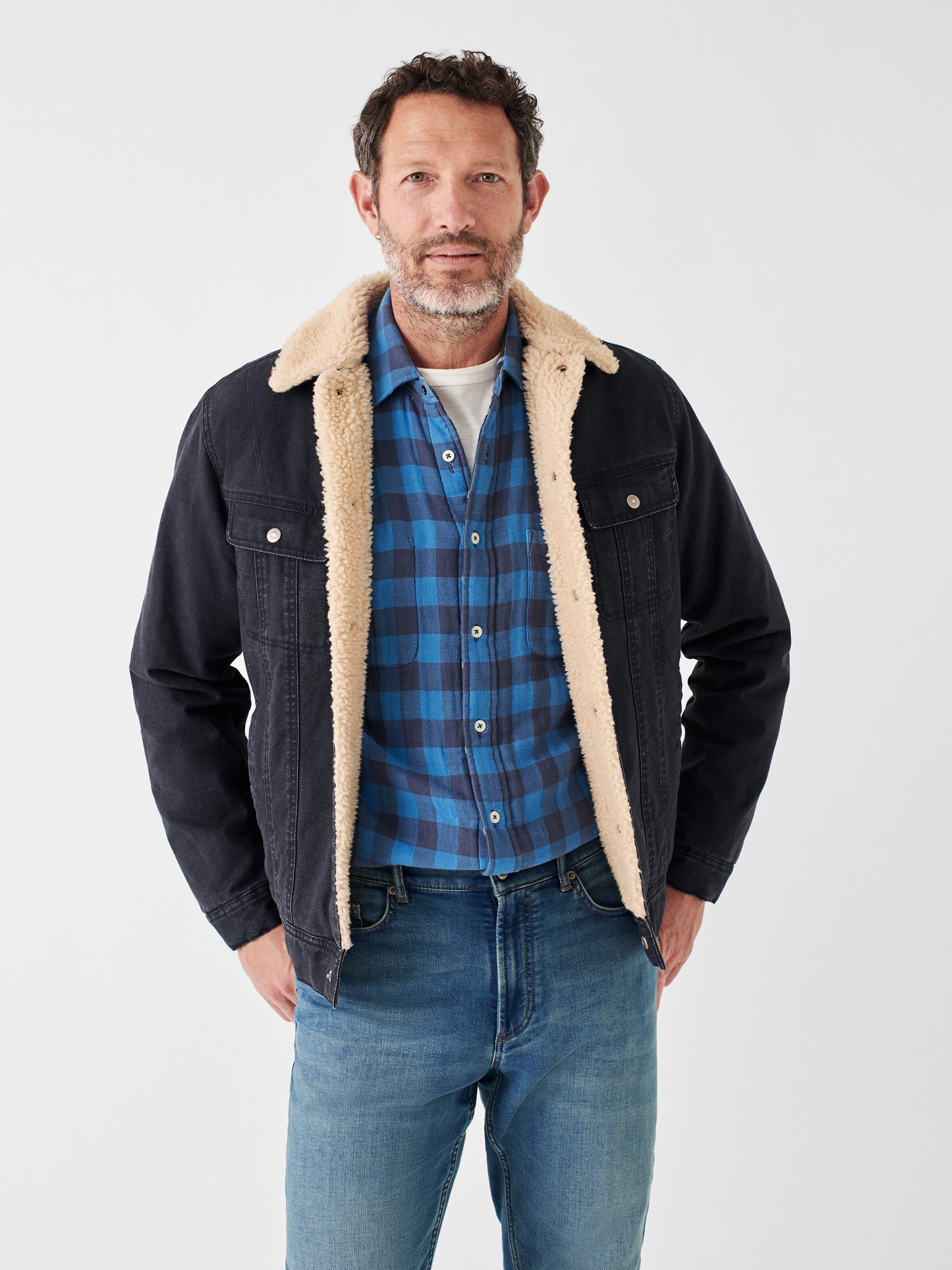 Timberline Fleece Trucker - Washed Black - L