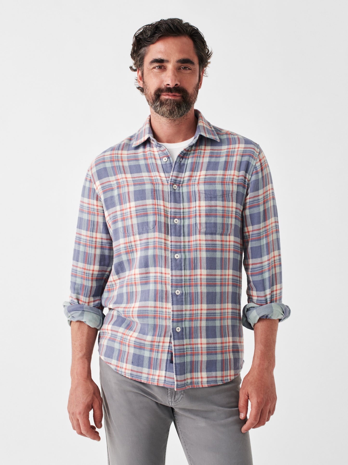 The Reversible Shirt - Coastal Hills Plaid - XS