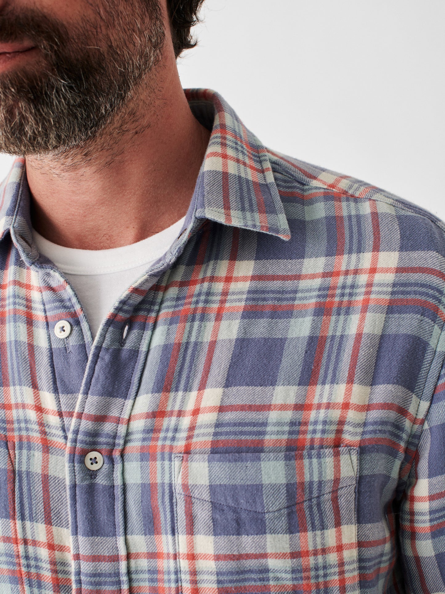 The Reversible Shirt - Coastal Hills Plaid - XS