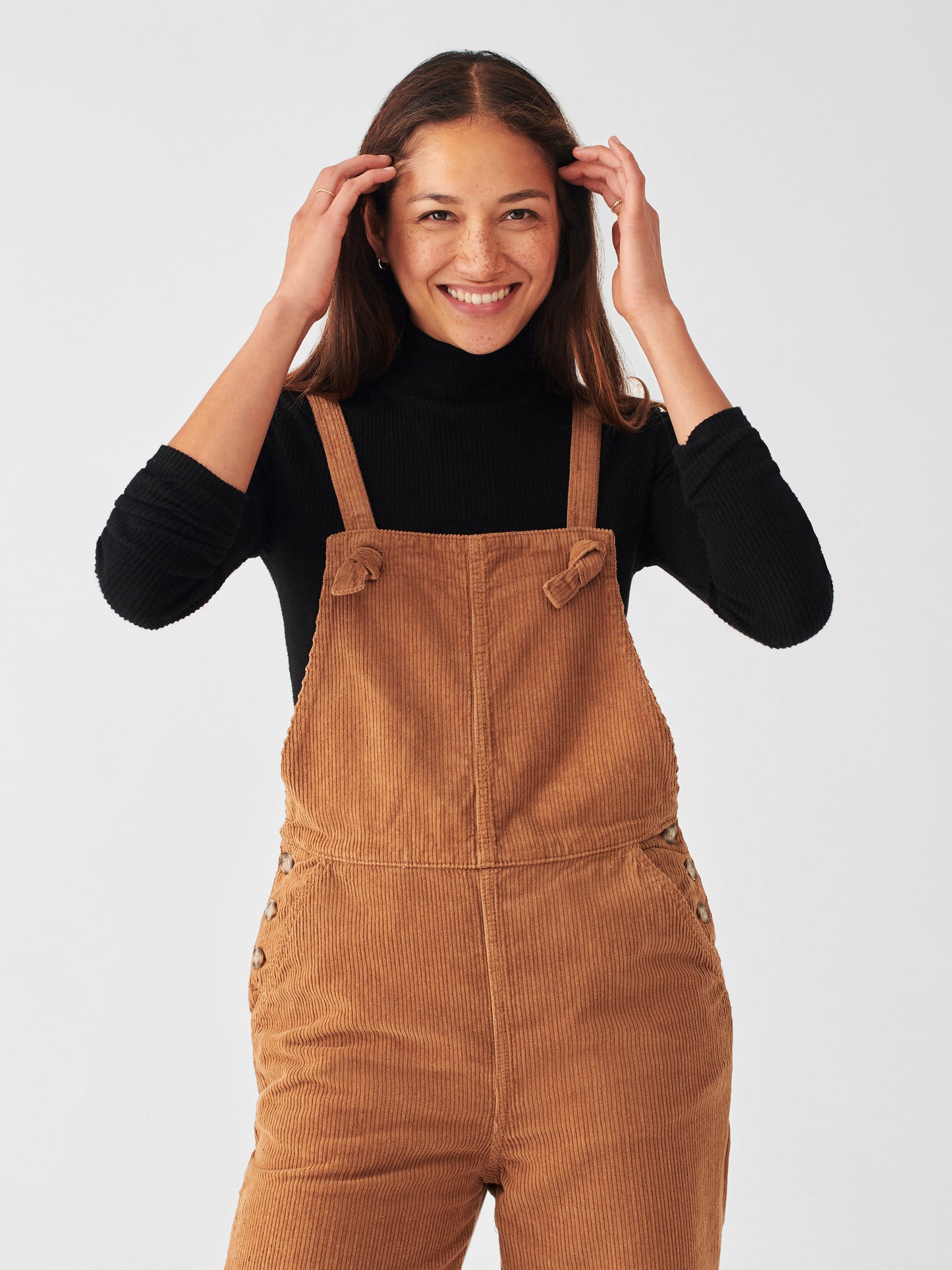 Corduroy Jumpsuit - Cord Brown