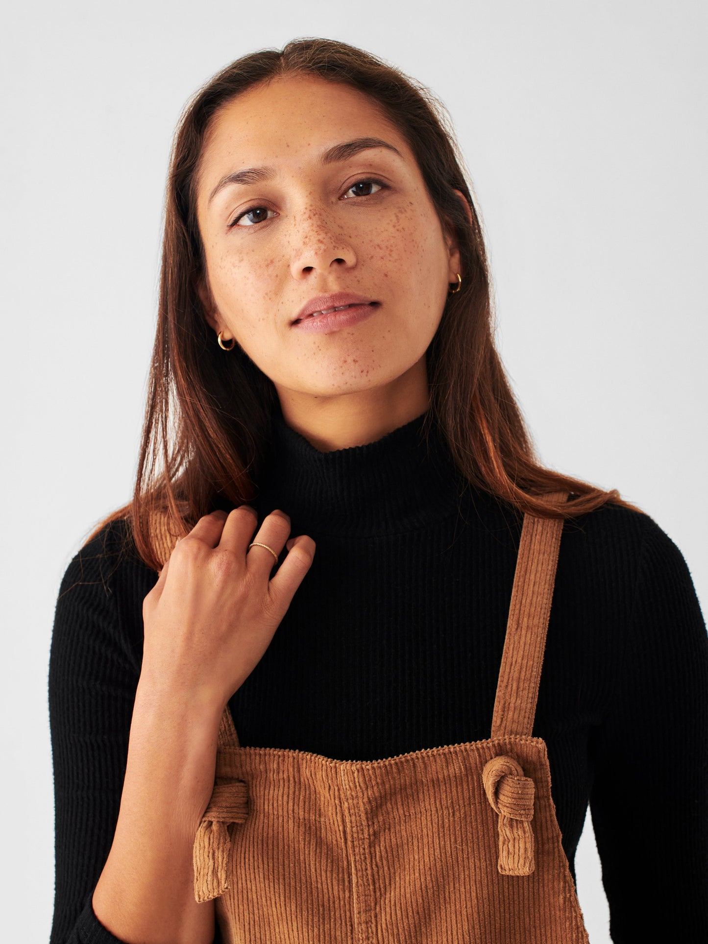 Corduroy Jumpsuit - Cord Brown