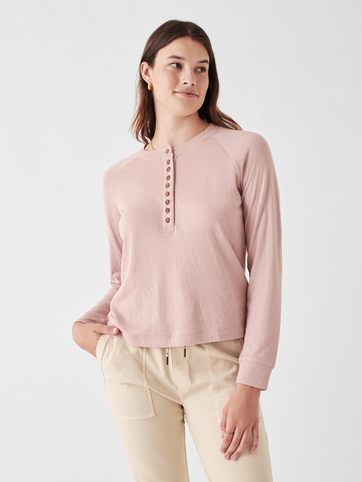 Cloud™ Henley - Mauve
