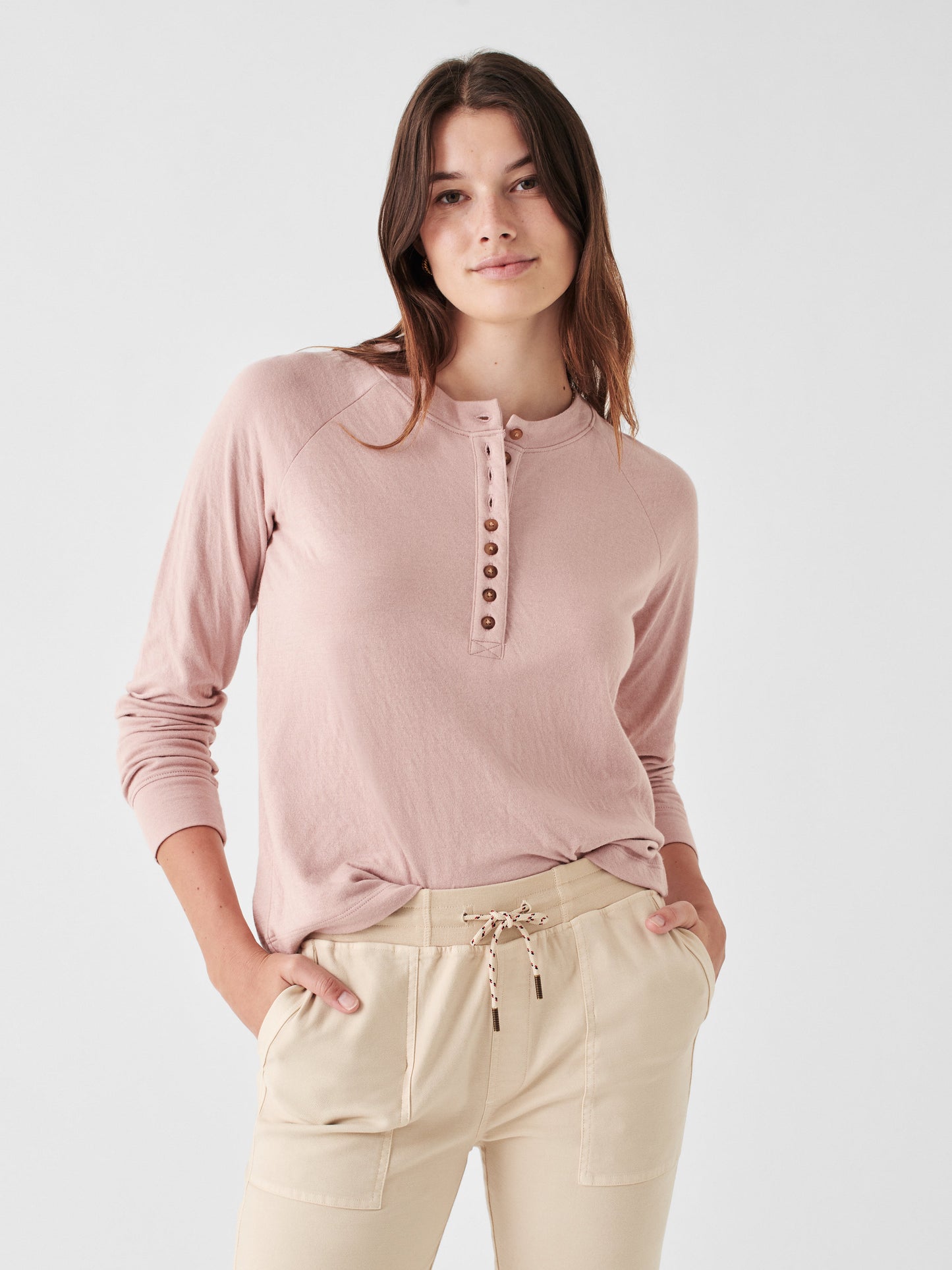 Cloud™ Henley - Mauve