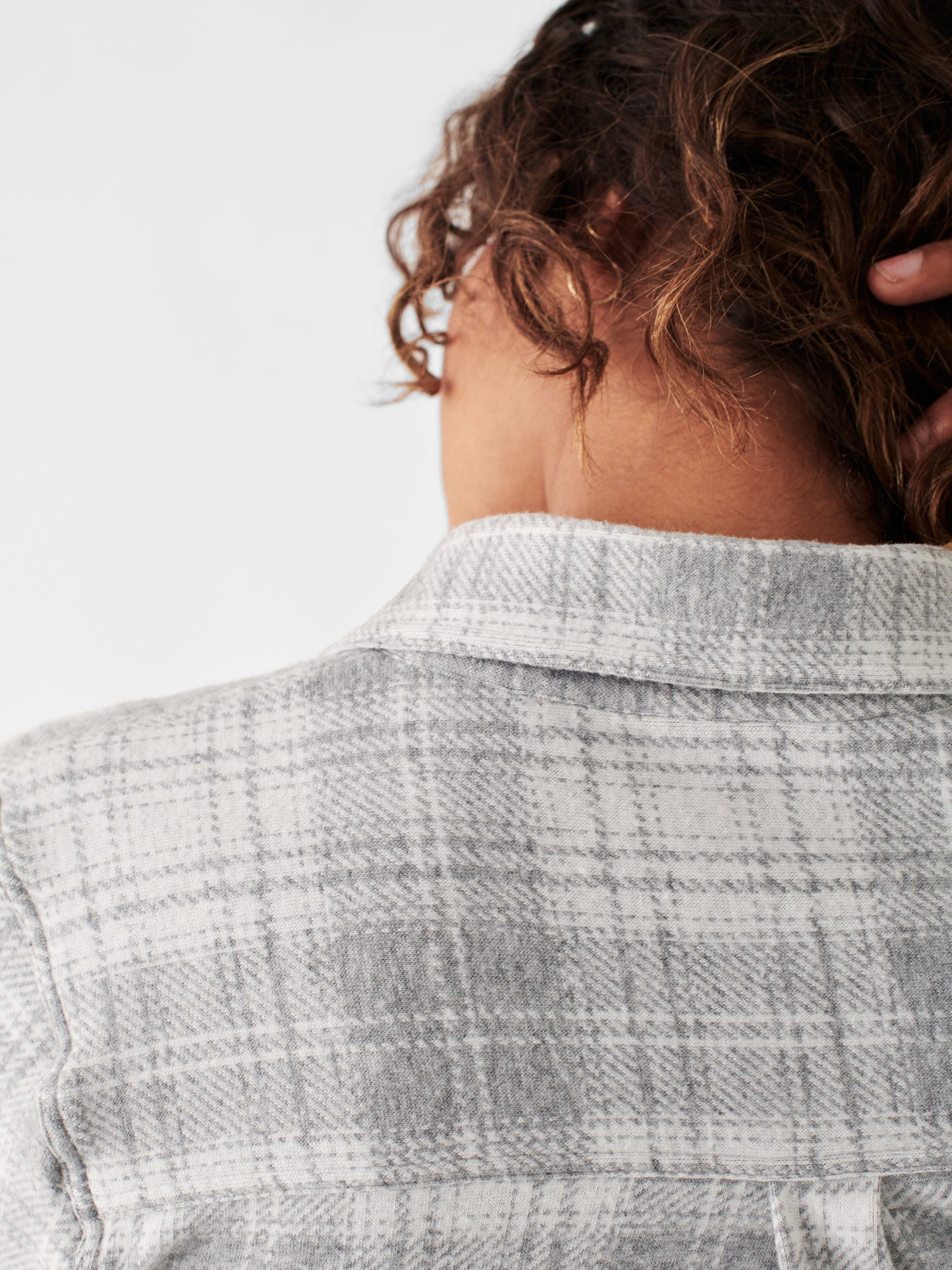 Legend™ Sweater Shirt - Winter Clouds Plaid - M