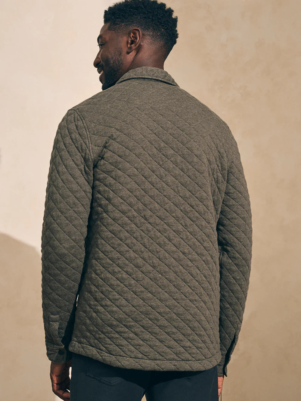 Epic Quilted Fleece CPO - Olive Melange