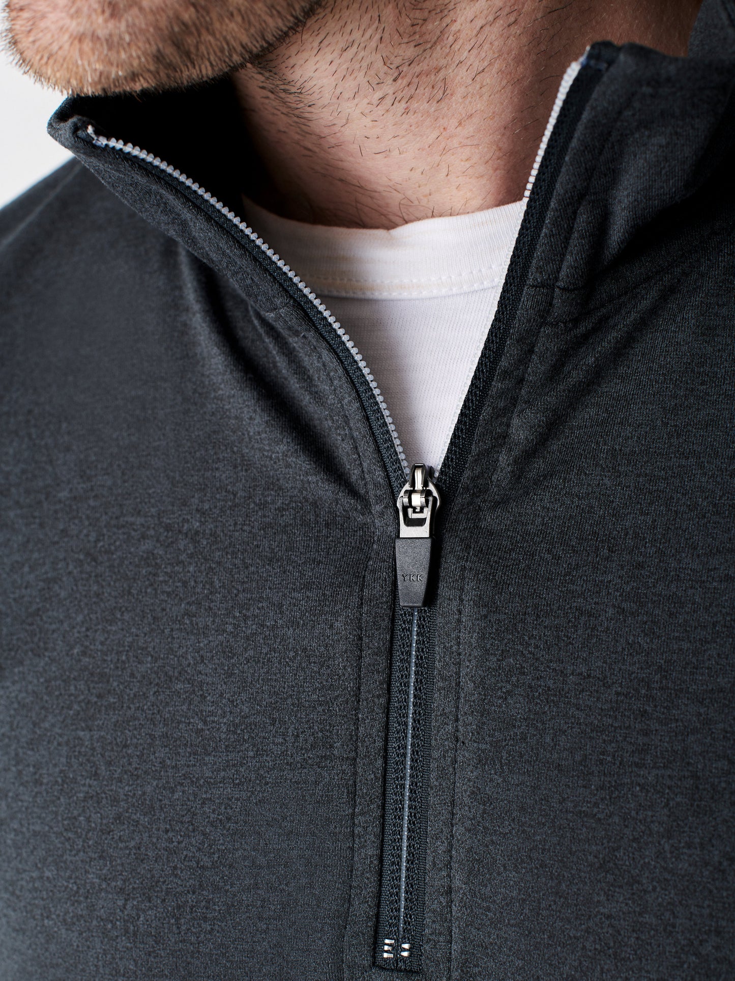 Forever Quarter Zip - Black Heather