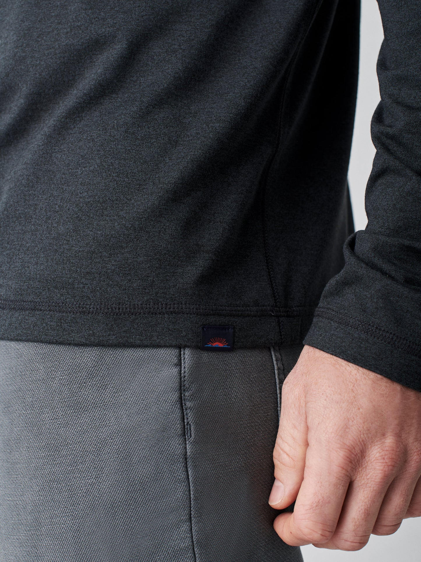 Forever Quarter Zip - Black Heather