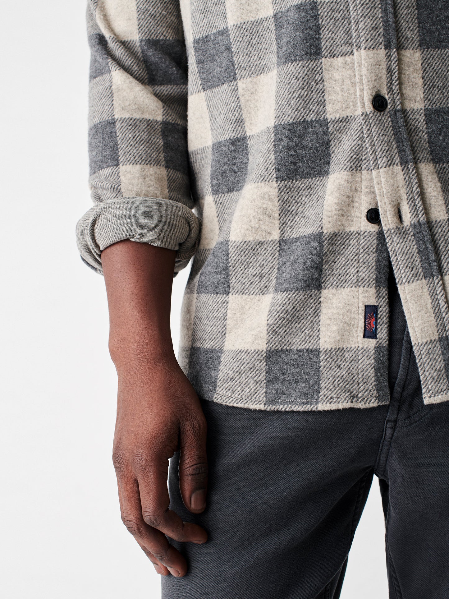 Legend™ Sweater Shirt - Tan Charcoal Buffalo - L