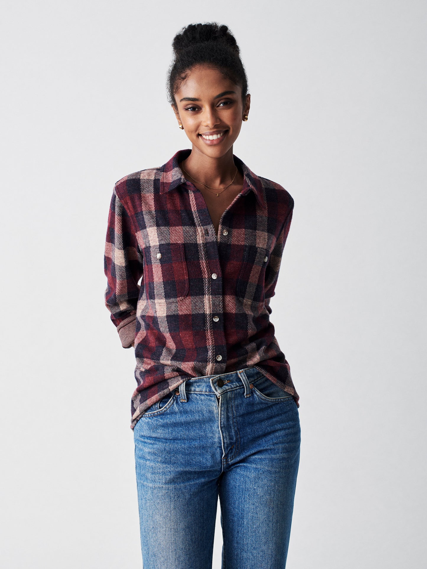 Legend™ Sweater Shirt - Burchfield Plaid - M