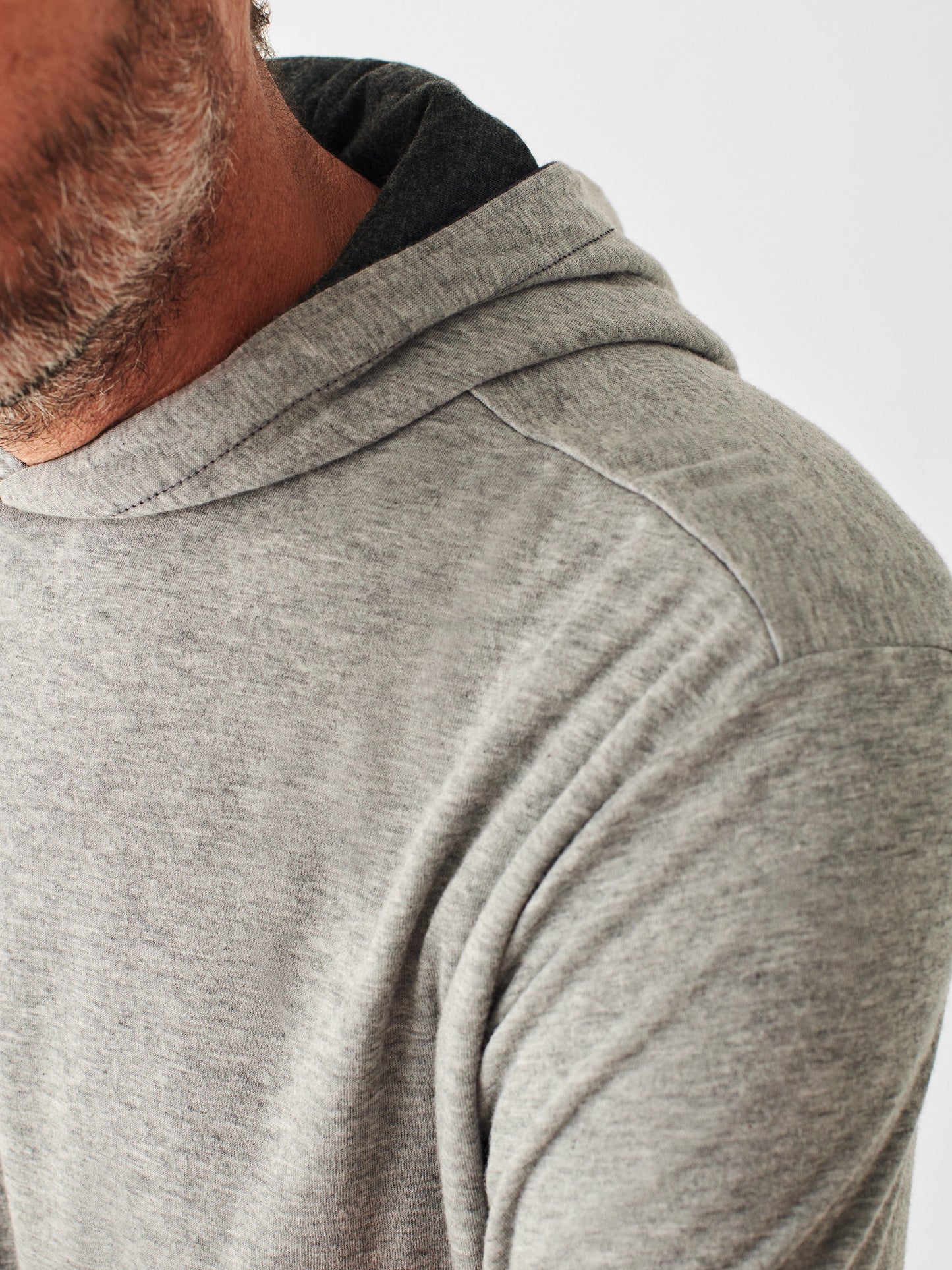 Cloud™ Reversible Hoodie - Charcoal Heather/Light Grey Heather
