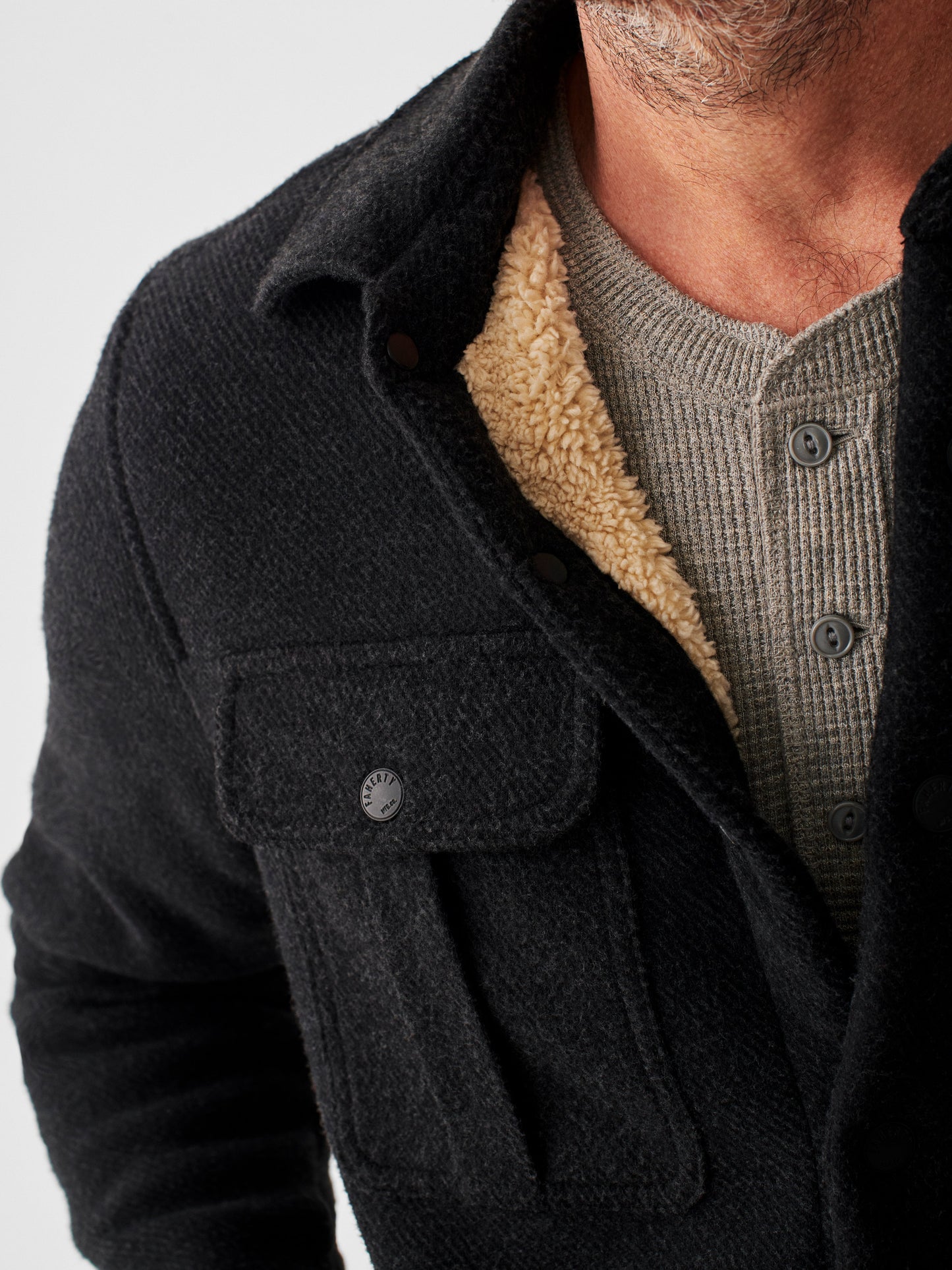 Legend™ High Pile Fleece CPO - Heathered Black Twill - L