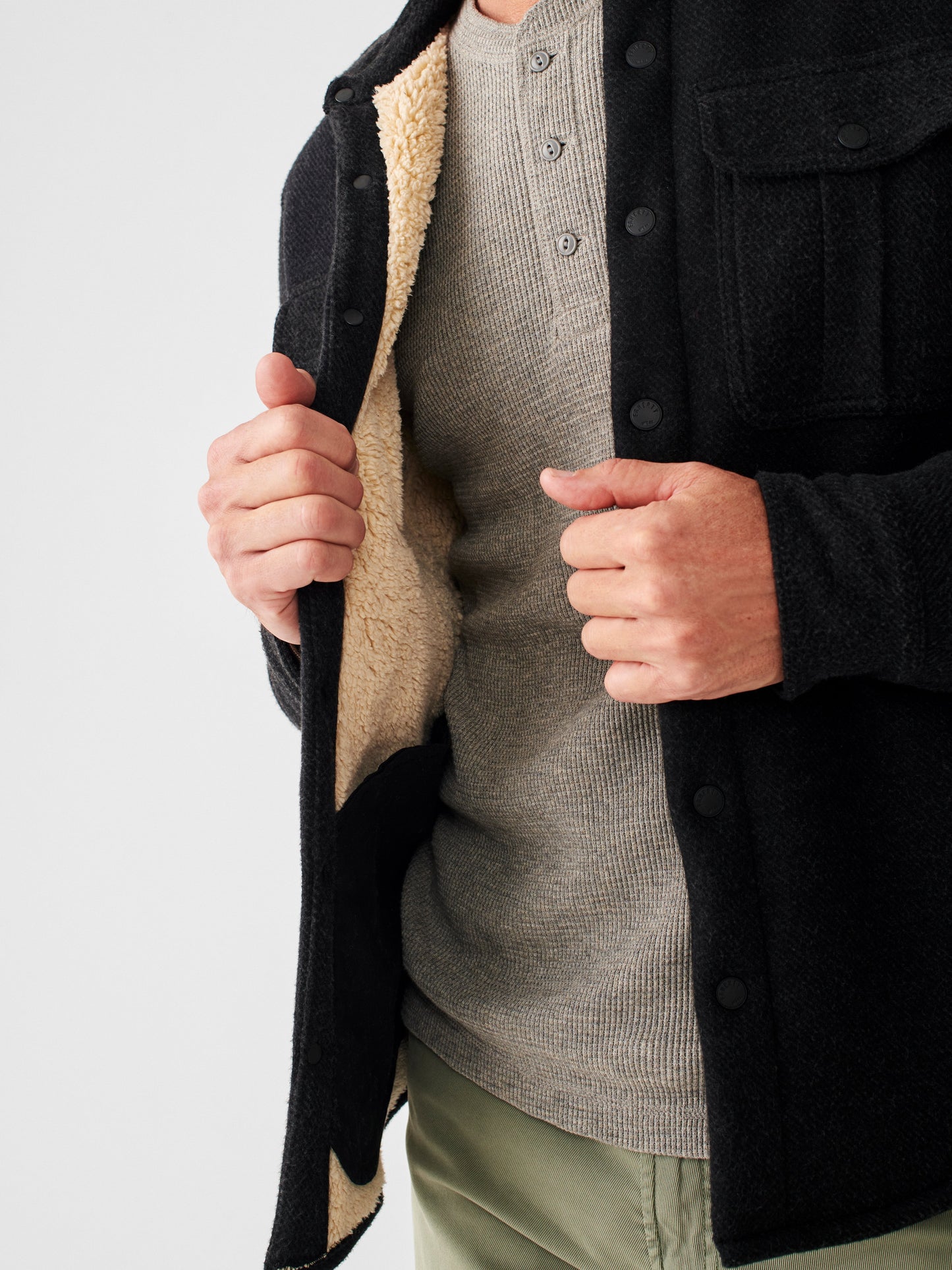 Legend™ High Pile Fleece CPO - Heathered Black Twill - M