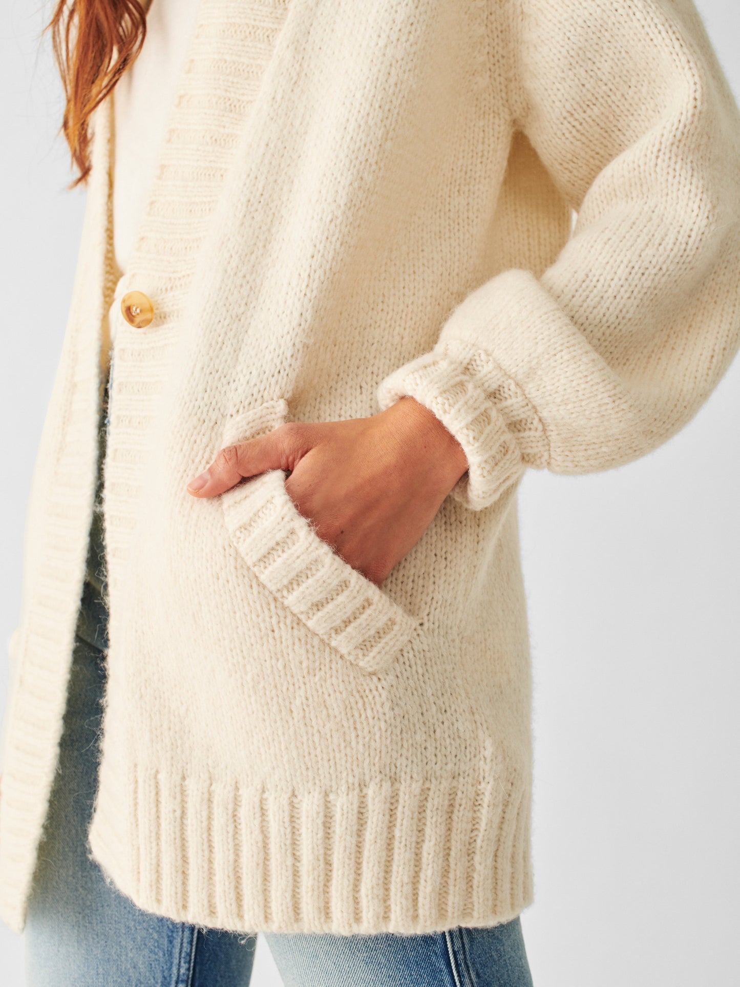 Frost Stella Cardigan - Winter White