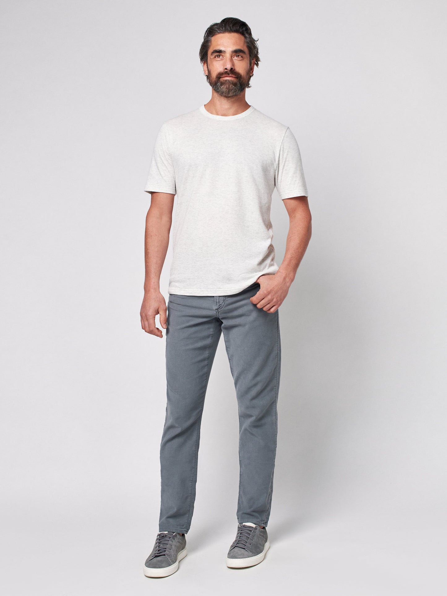 Cloud™ Short-Sleeve Tee - Pebble Heather - L