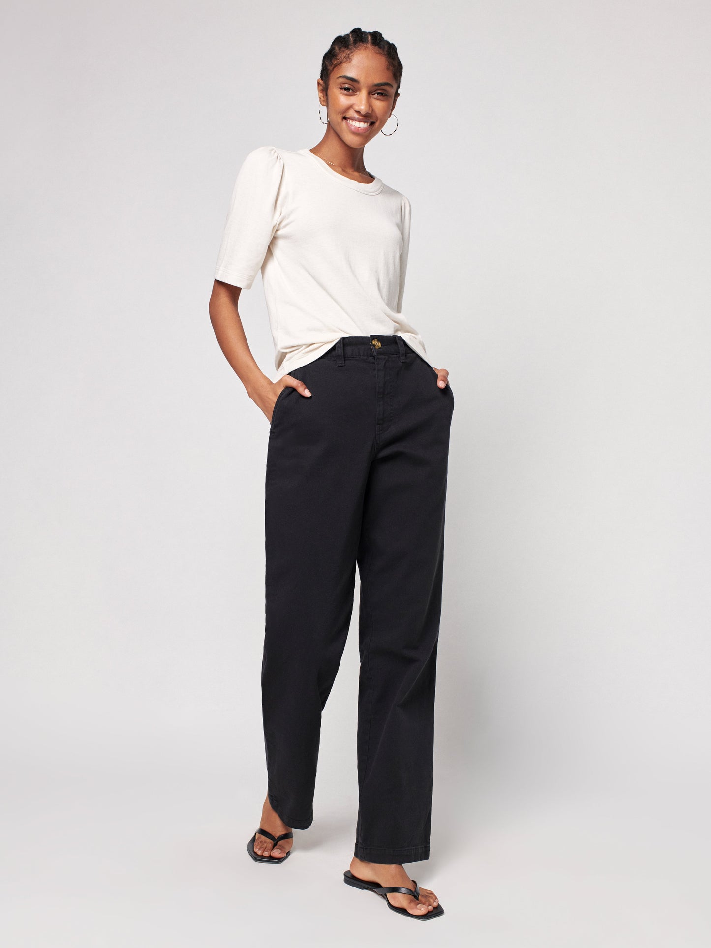 Cloud™ Puff Sleeve Tee - Whisper White