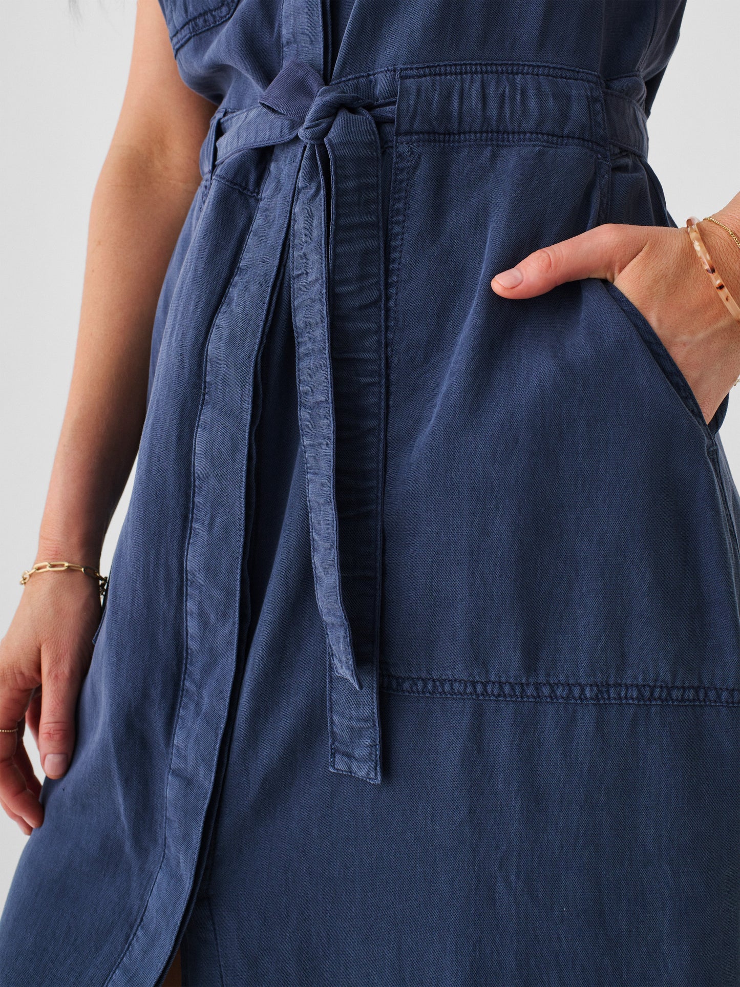 Arlie Day Shirt Dress - Navy