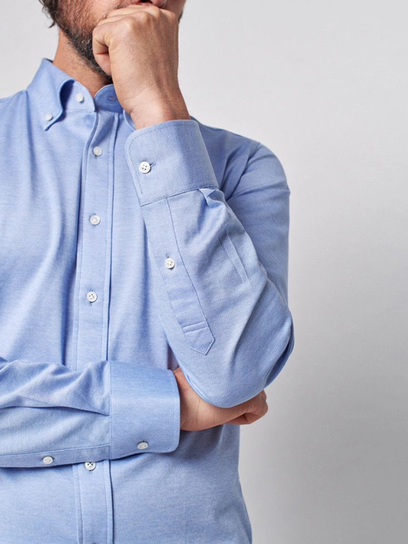 Reserve™ Knit Pique Shirt - Blue Granite - L