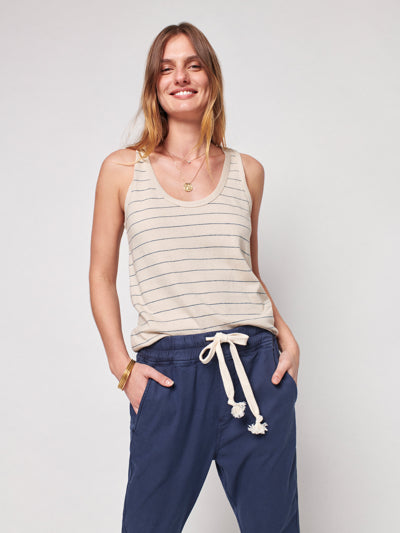 Whisper Tank - Azure Stripe