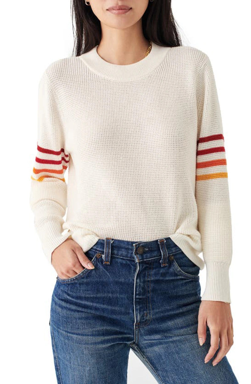 Throwback Crew Sweater - Starch