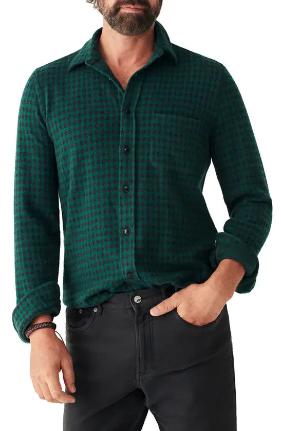 Legend™ Sweater Shirt - Forest Charcoal Gingham - S