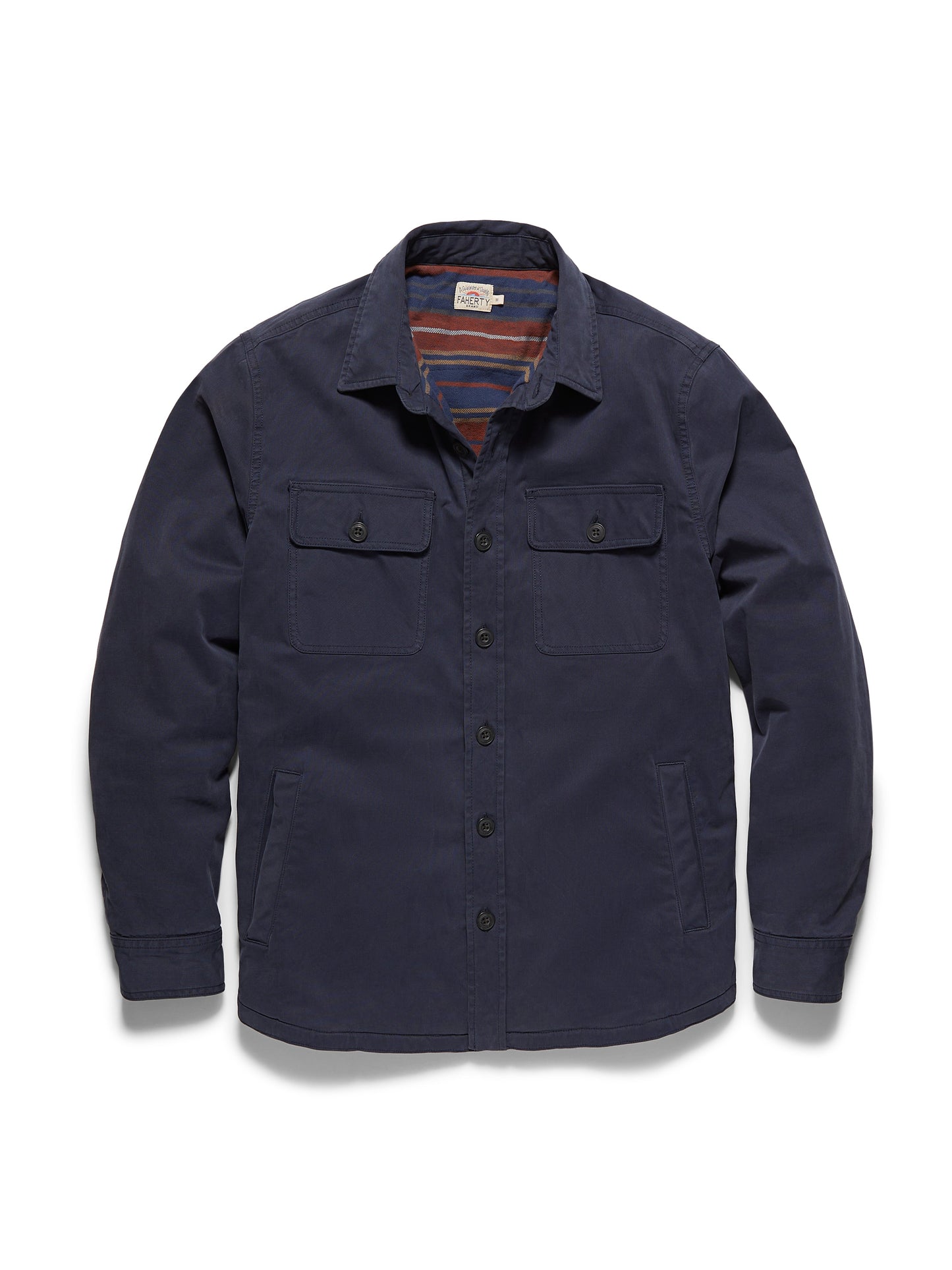 Stretch Blanket Lined CPO - Washed Navy - M