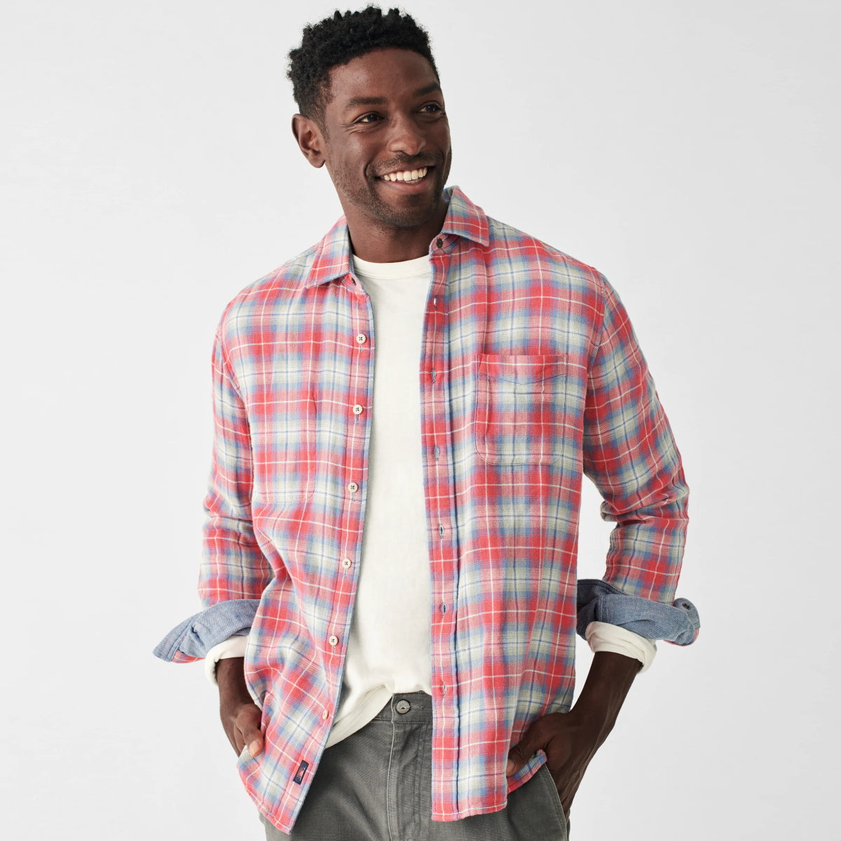 Rayland Reversible Shirt - Rayland Rose Plaid