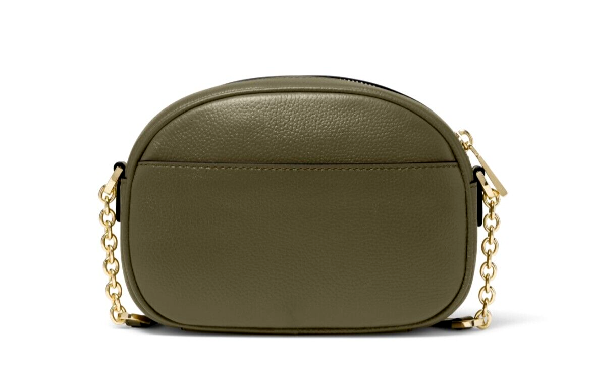 Jet Set Charm Small Pebbled Leather Crossbody Bag - Olive - OS