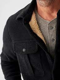 Legend™ High Pile Fleece Cpo - Heathered Black Twill - M