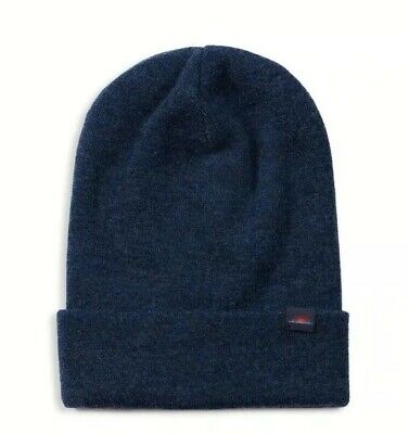 Merino Turn Up Beanie - Navy