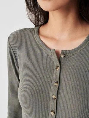 Legend™ Rib Gila Henley - Olive Plains