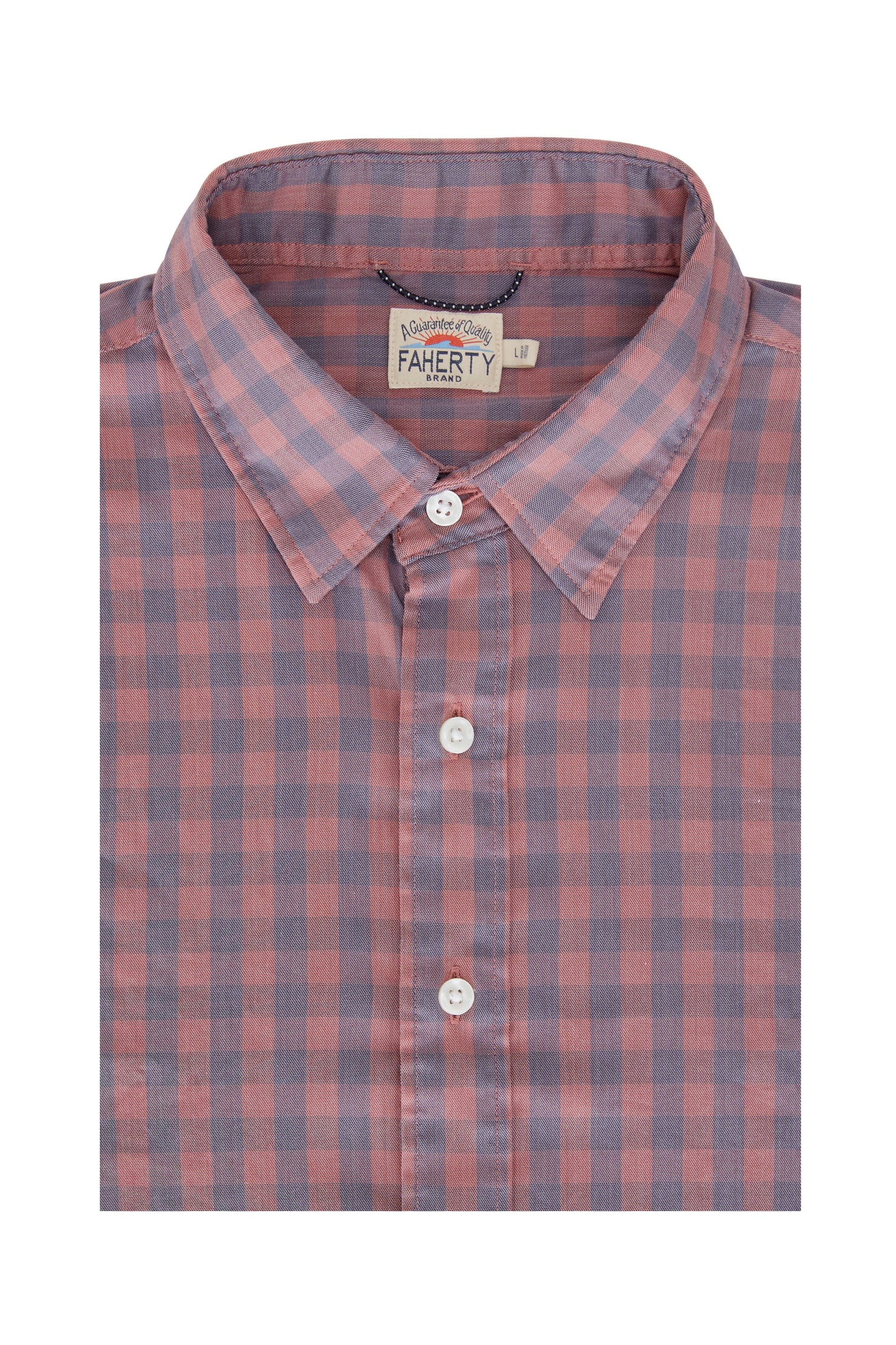 The Movement™ Shirt - Barn Red Gingham - M