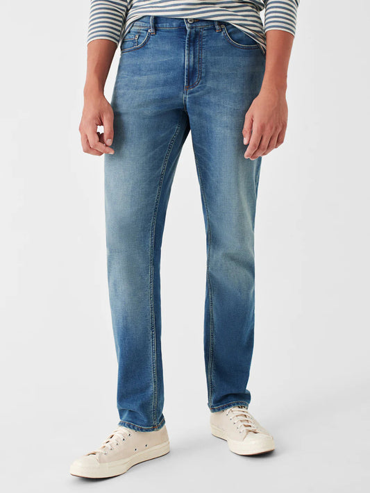 Stretch Terry™ Indigo 5-Pocket (32") - Easton Wash