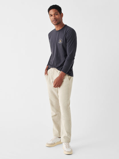 Drawstring Corduroy Pant - Stone Valley - M