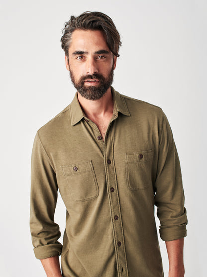 Knit Seasons Shirt - Pine Olive