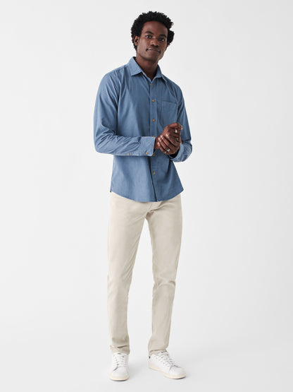 Stretch Corduroy Shirt  - Deep Marine