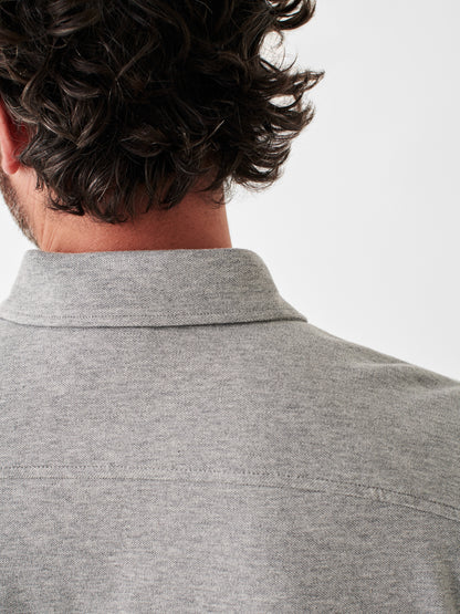 Thompson Pique Button Down  - Mountain Rock Melange