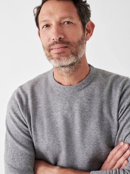Jackson Hole Crew Sweater - Light Grey Heather - M