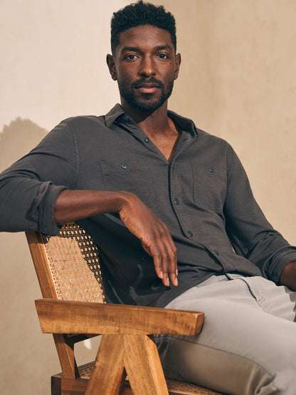 Knit Seasons Shirt - Mens - Washed Black