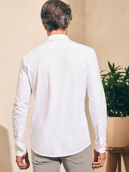 Knit Seasons Shirt - Mens - White