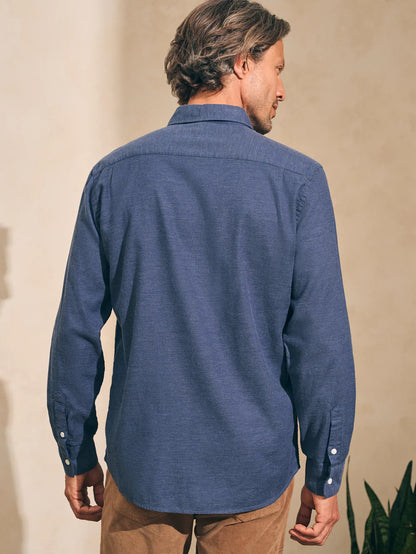 Stretch Oxford Shirt 2.0  - Navy - L