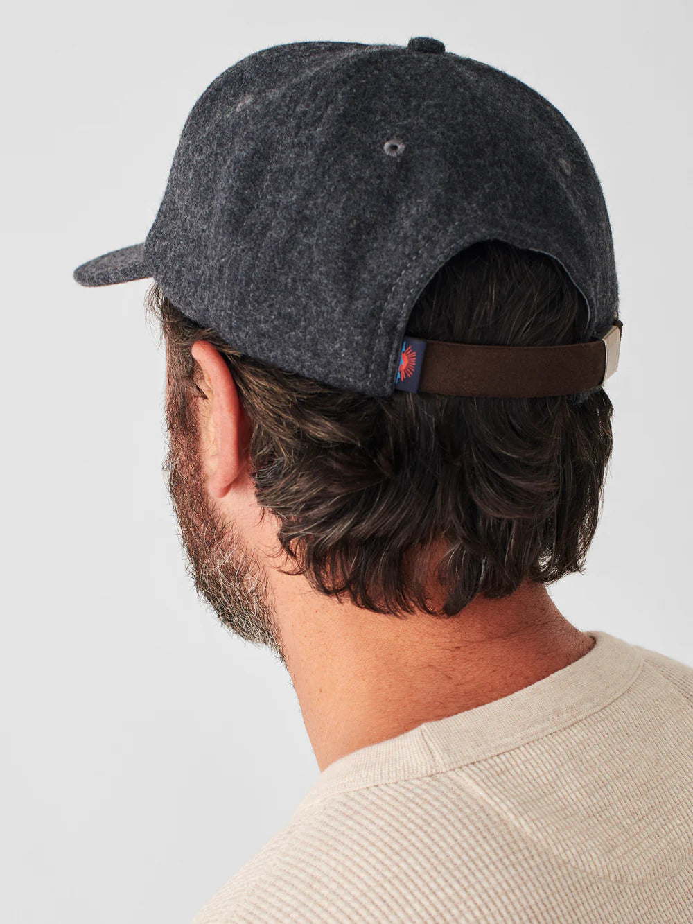 Wool Baseball Hat - Grey Heather